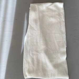 White infinity scarf